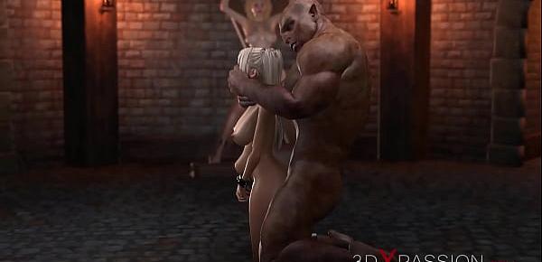  3dxpassion.com. Beast man fucks sweet teen girl in the darkest dungeon.